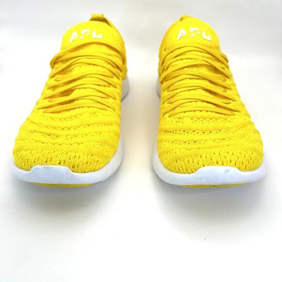 APL Athletic Propulsion Labs Techloom Wave Running Shoe Sneaker Yellow 7.5 - Picture 2 of 7